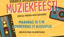 vakantie speeldagen bedum 2025 muziekfeest poster 1