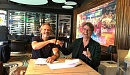 noorderpoort friesland college Carlo Segers en Wim van de Pol ondertekenen samenwerking