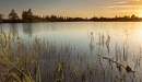 Het Groninger Landschap De natuur ontwaakt varen in de vroeg ochtend