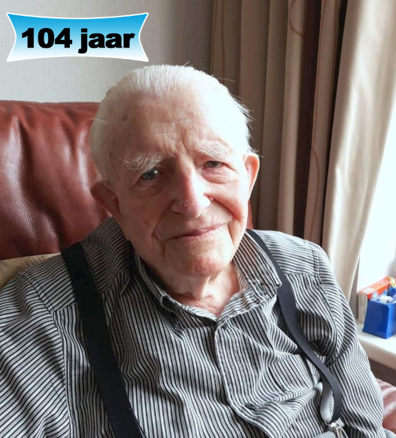 Jan Woldijk is vandaag 104 jaar geworden ! Oudste inwoner gemeente Het Hogeland - Bedum