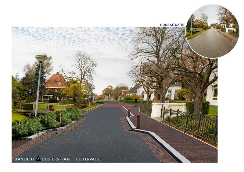 College Het Hogeland stemt in met definitief ontwerp Oosterstraat en omgeving Warffum 2