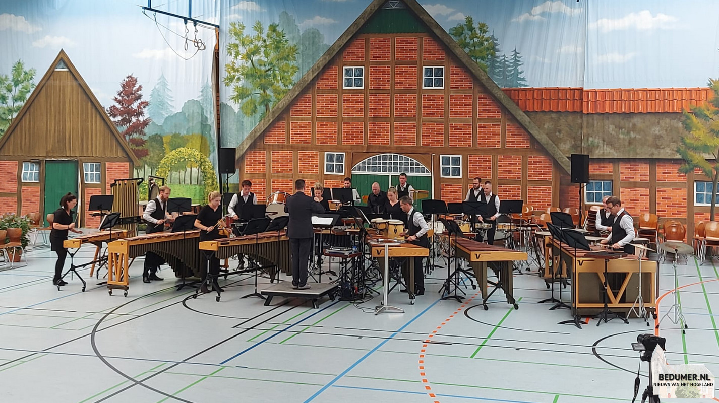 Slagwerk Wilhelmina Bedum behaald een 2e plek tijdens de Rasteder Musiktage