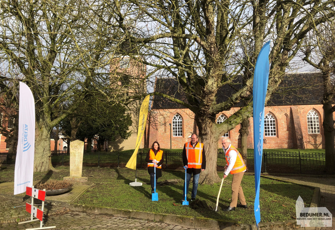 Start aanleg glasvezel in gemeente Het Hogeland door DELTA Fiber Netwerk