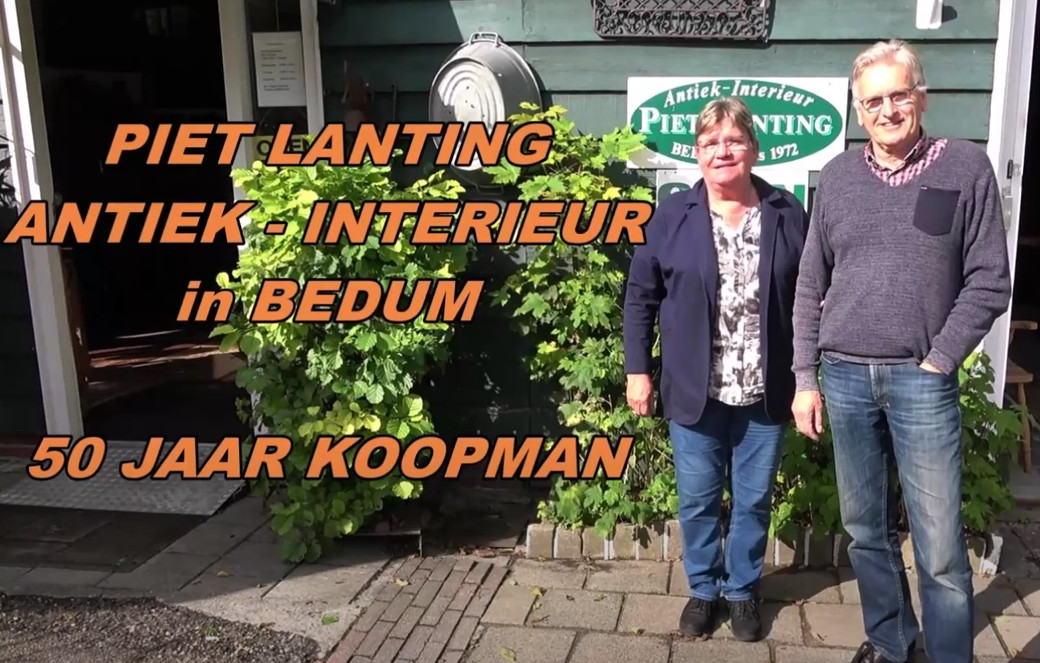piet lanting antiek bedum 50 jaar open huis video