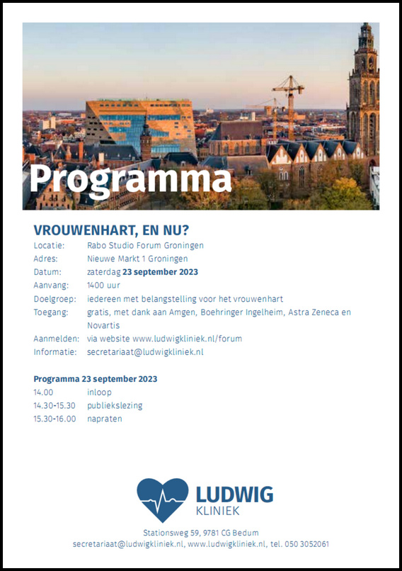 Ludwig Kliniek uit Bedum vrouwenhart en nu programma belangstellenden