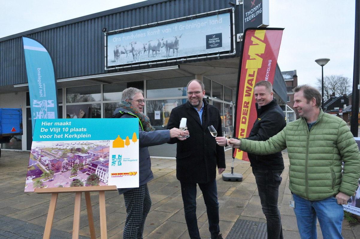 Sloop De Vlijt 10 in Bedum volgende stap richting aanleg nieuw plein