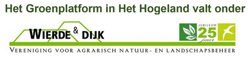Het Groenplatform in Het Hogeland valt onder Wierde en Dijk