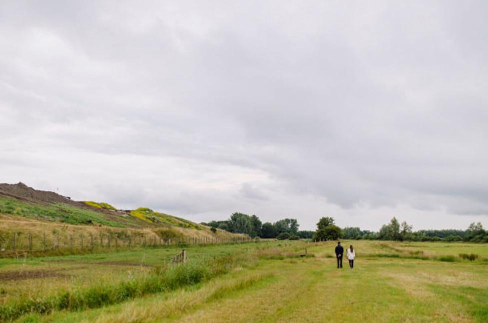 Hunzezone tussen de Winschoterweg en Europaweg, achter de Stainkoeln - Fotograaf Marleen Annema