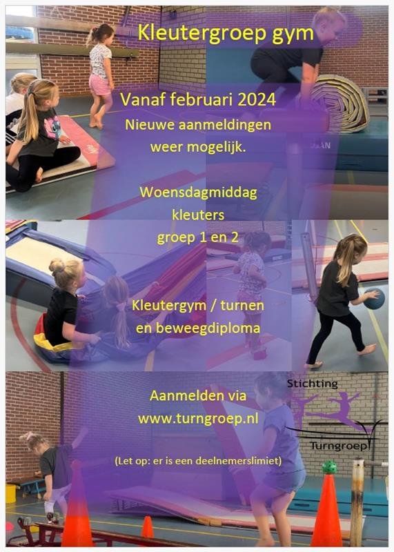 Kleutergym Bedum Februari 2024 - Turngroep Bedum