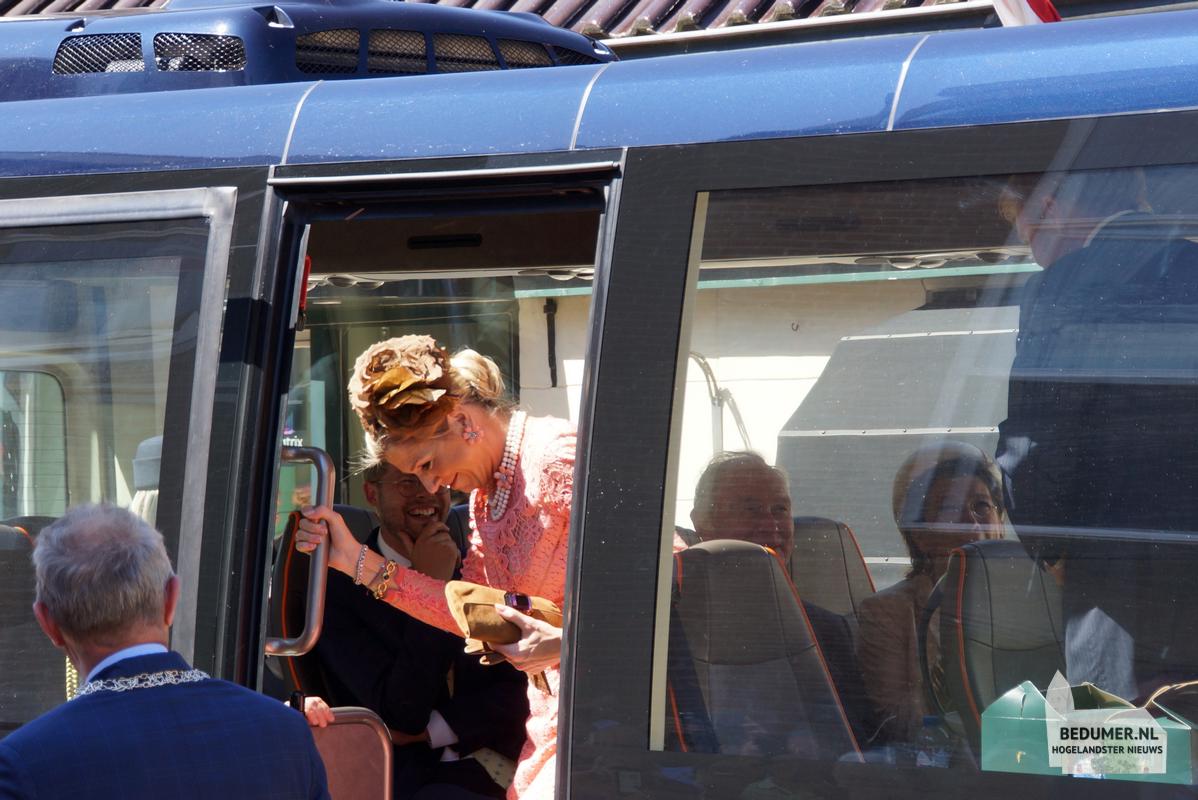 Koning Willem Alexander Koningin Maxima Bedum 14 mei 2024