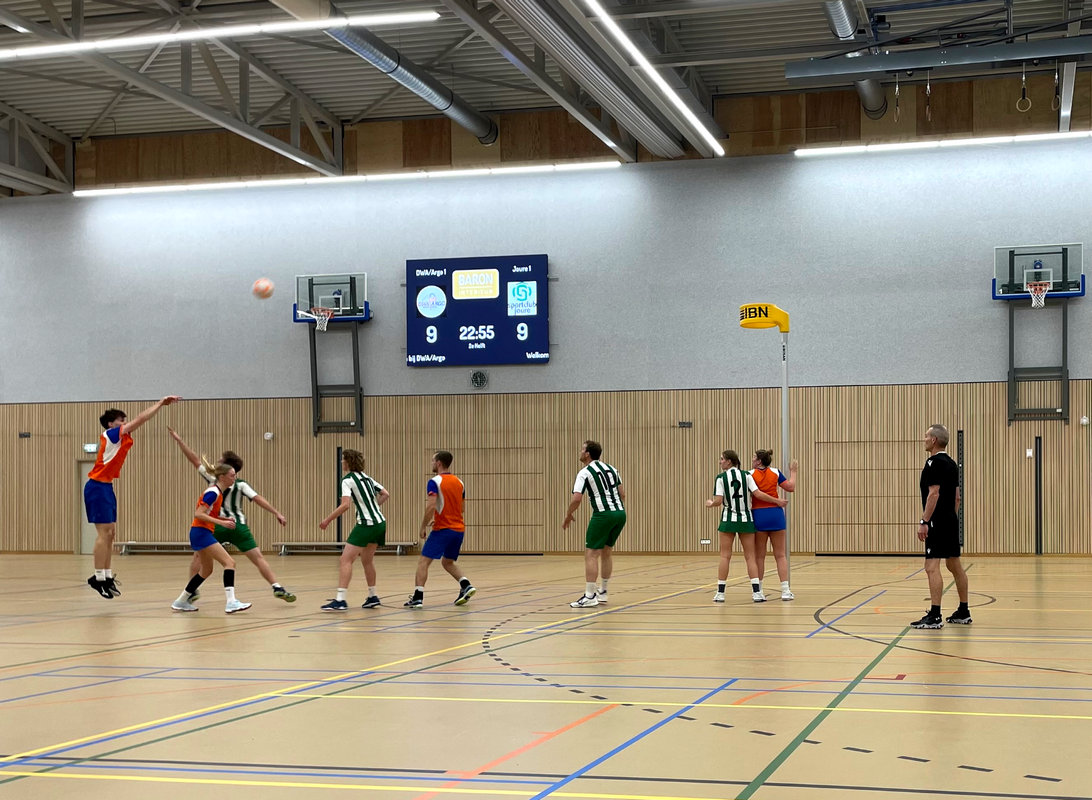 Korfballers DWA Argo komen net tekort tegen Joure